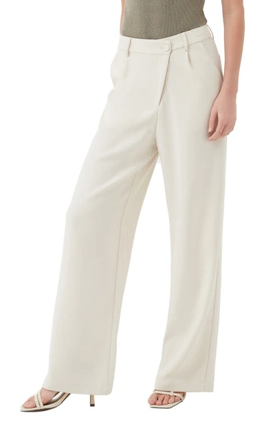 Shop 4th & Reckless Archer Straight Leg Trousers In Cream