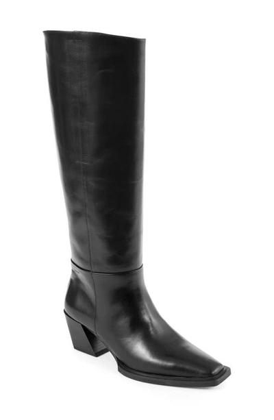 Shop Vagabond Shoemakers Alina Knee High Boot In Black