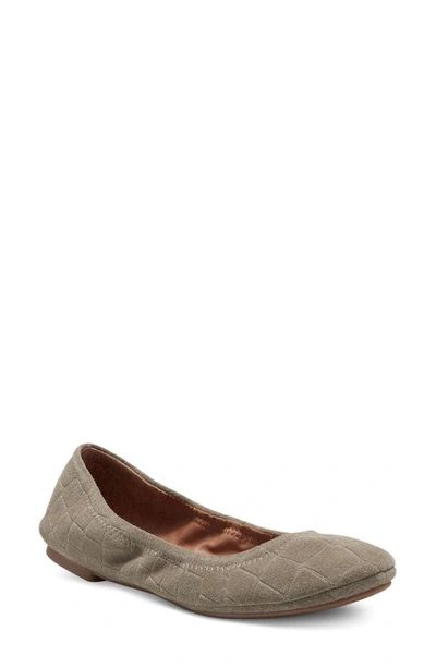 Shop Lucky Brand 'emmie' Flat In Fossilized