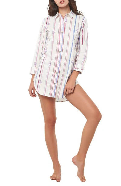 Shop The Lazy Poet Sissy Pelican Sway Cotton Nightshirt
