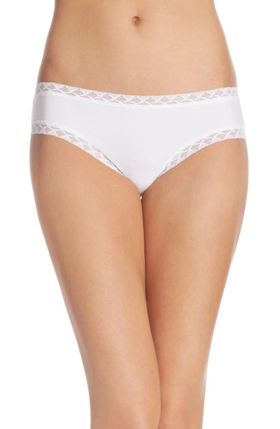 Shop Natori Bliss Cotton Girl Briefs In White