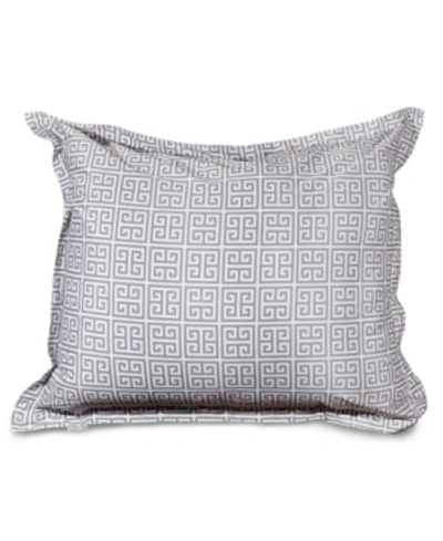 Shop Majestic Home Goods Extra Large Decorative Floor Pillow, 44" X 54" In Light Gray