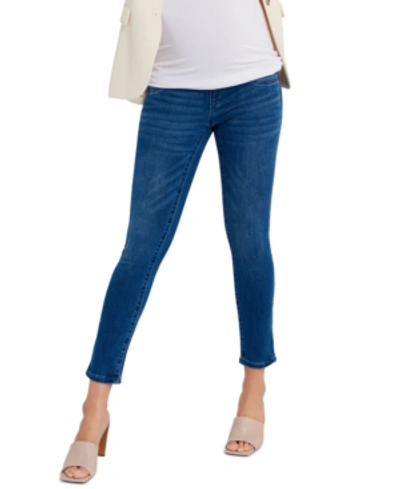 Shop A Pea In The Pod Luxe Secret Fit Belly Skinny Maternity Jeans In Light Wash