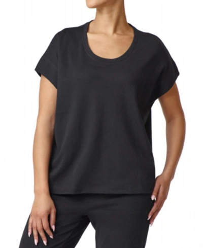 Shop Hue Wear Ever U R Lounge Short-sleeve T-shirt In Black
