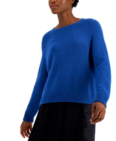 Shop Weekend Max Mara Geo Sweater In Azzurro