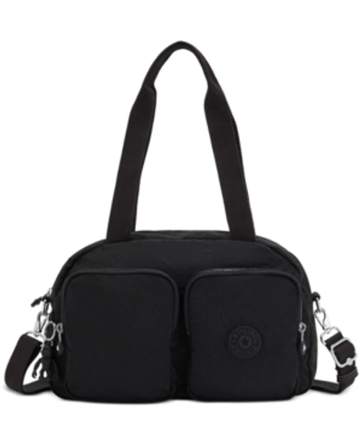 Shop Kipling Cool Defea Convertible Handbag In Black Noir