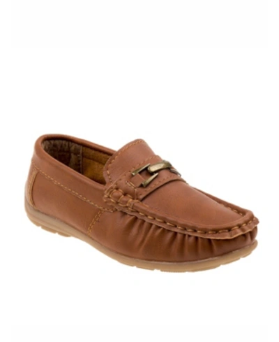 Shop Josmo Big Boys Loafers In Cognac