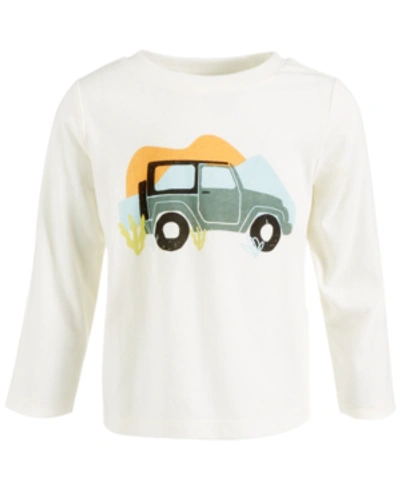 Shop First Impressions Baby Boys Car Cotton T-shirt, Created For Macy's In Neo Natural