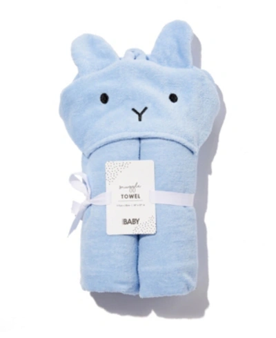 Shop Cotton On Baby Boys And Girls Baby Snuggle Towel In Blue