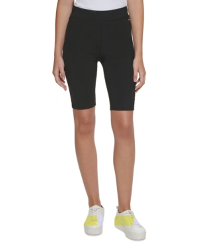 Shop Calvin Klein Jeans Est.1978 Logo Bike Shorts In Black Combo