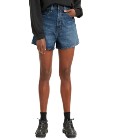 Shop Levi's Loose-fit High-rise Denim Shorts In Let Me Ride