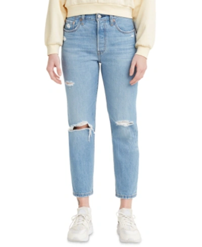 Shop Levi's 501 Cropped Straight-leg Jeans In Oxnard Ath