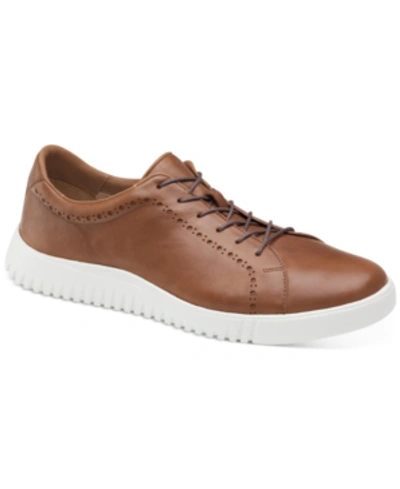 Shop Johnston & Murphy Men's Mcfarland Tennis-style Oxfords Men's Shoes In Camel