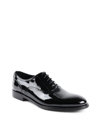 Shop Bruno Magli Men's Arno Sera Patent Oxford Shoes In Black Patent