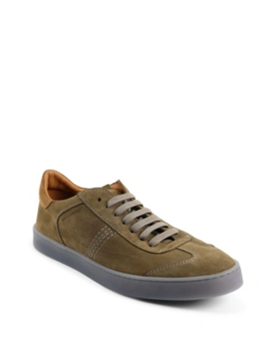 Shop Bruno Magli Men's Bono Classic Sport Lace Up Sneakers Men's Shoes In Military-like Green