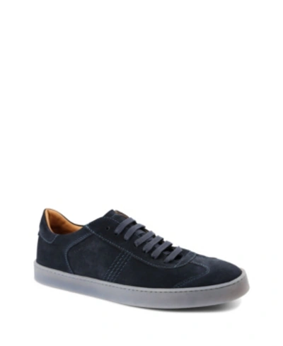 Shop Bruno Magli Men's Bono Classic Sport Lace Up Sneakers Men's Shoes In Navy Suede