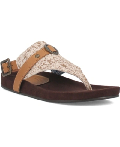 Shop Dingo Women's Highlands Leather Sandals Women's Shoes In Brown