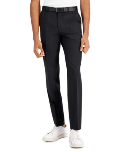 Shop Hugo By  Boss Men's Modern-fit Wool Superflex Suit Separate Pants In Black