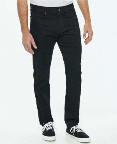 Lazer Men's Straight Fit Knit Jeans In Black Rinse