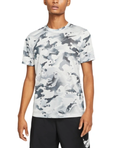 Nike Dri-fit Legend Men's Camo Training T-shirt In Grey Fog | ModeSens