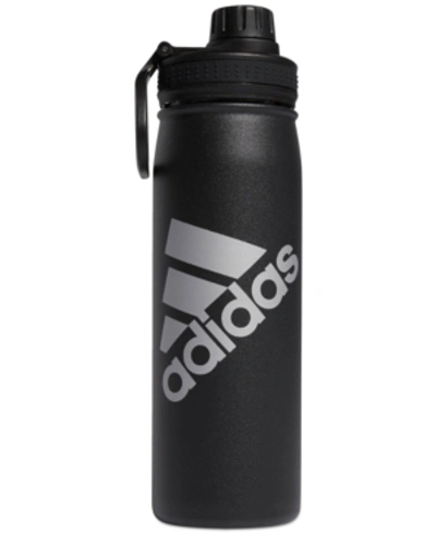 Shop Adidas Originals Steel 600 Metal Bottle In Black