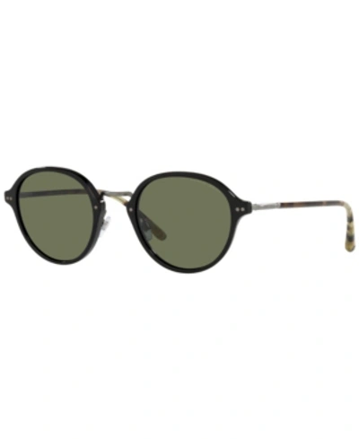 Shop Giorgio Armani Men's Sunglasses, Ar8139 51 In Black