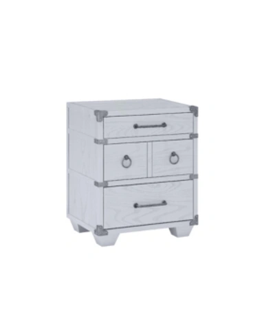 Shop Acme Furniture Orchest 3-drawer Nightstand In Gray