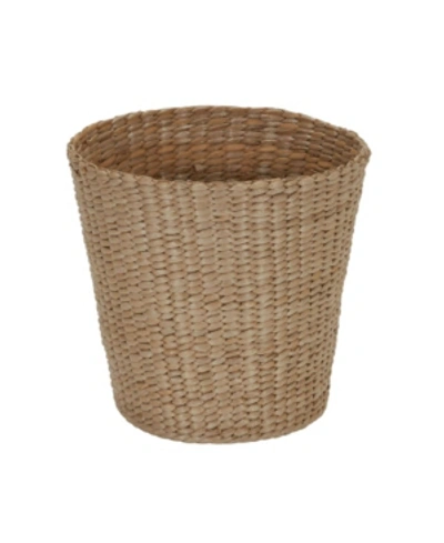 Shop Household Essentials Cattail Waste Basket In Natural