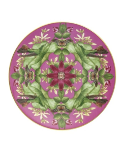 Shop Wedgwood Wonderlust Lotus Plate Coupe In Multi