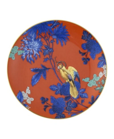 Shop Wedgwood Wonderlust Parrot Plate Coupe In Multi
