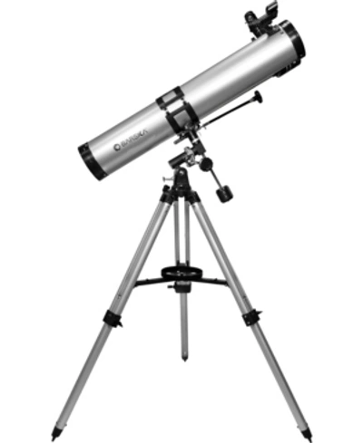Shop Barska 's Competent Entry-level Scope, 's Starwatcher 114mm F/7.9 Eq Reflector Telescope In Silver