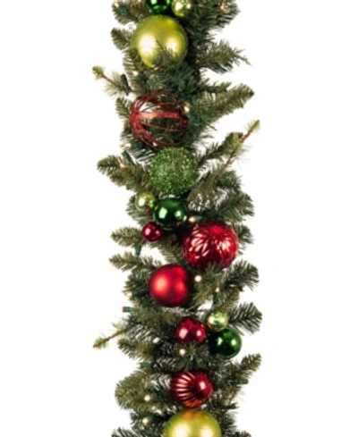 Shop Village Lighting 9' Artificial Christmas Garland With Lights, Festive Holiday In Multi