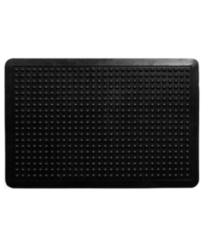 Shop Home & More Anti-fatigue Solid 24" X 36" Rubber Doormat In Black