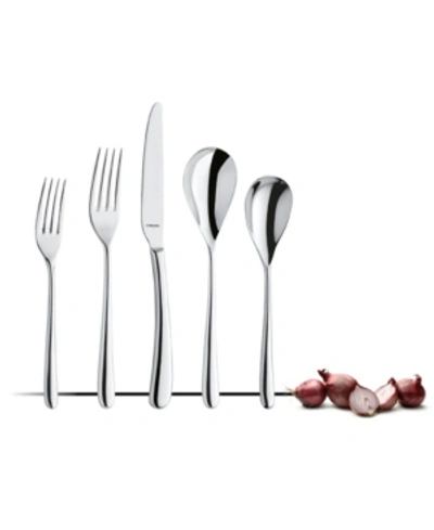 Shop Amefa Newton 5 Piece Flatware Set In Silver-tone