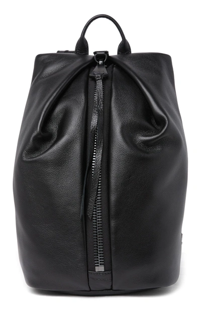Shop Aimee Kestenberg Ava Leather Backpack In Black W/ Black