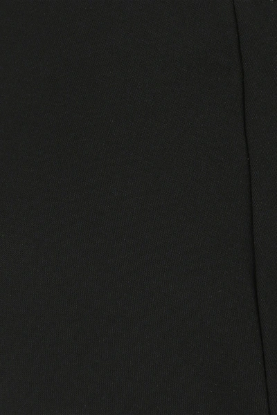 Shop Alexander Mcqueen Black Stretch Viscose Blend Bodysuit  Black  Donna 40