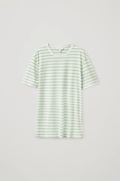 Shop Cos The Extra Fine T-shirt In Green