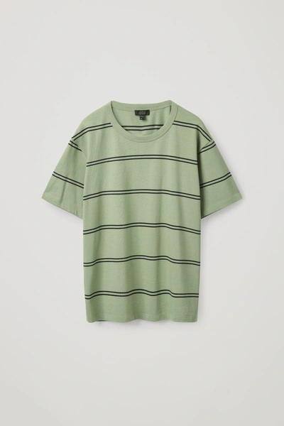 Shop Cos Relaxed-fit T-shirt In Green