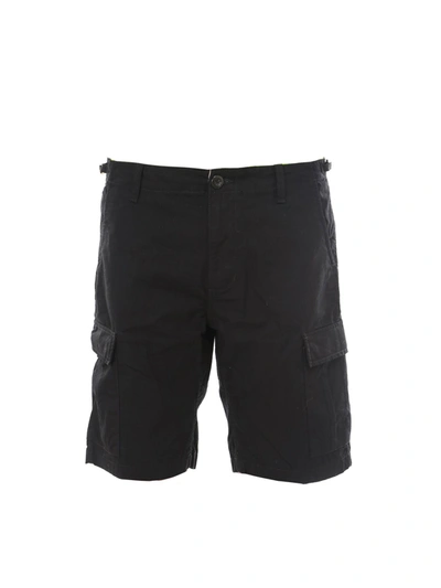 Shop Carhartt Wip Aviation Bermuda Shorts In Black
