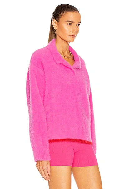 Shop Jacquemus Le Polo Neve In Pink
