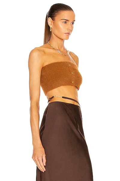 Shop Jacquemus Le Bandeau Neve In Brown