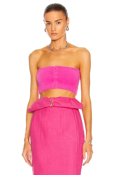 Shop Jacquemus Le Bandeau Neve In Pink