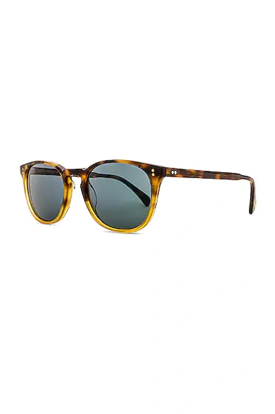Shop Oliver Peoples Finley Sunglasses In Indigo