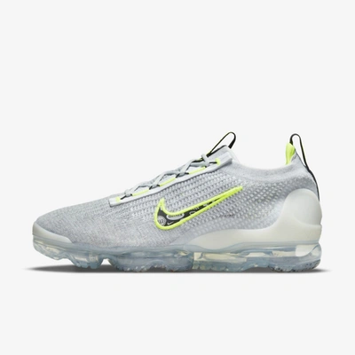 Shop Nike Men's Air Vapormax 2021 Fk Shoes In Grey