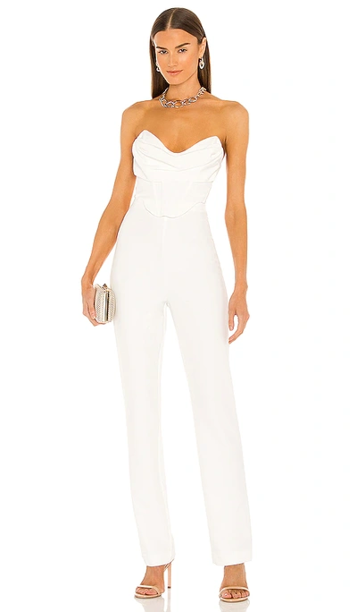 Shop Nbd Conner Jumpsuit In White