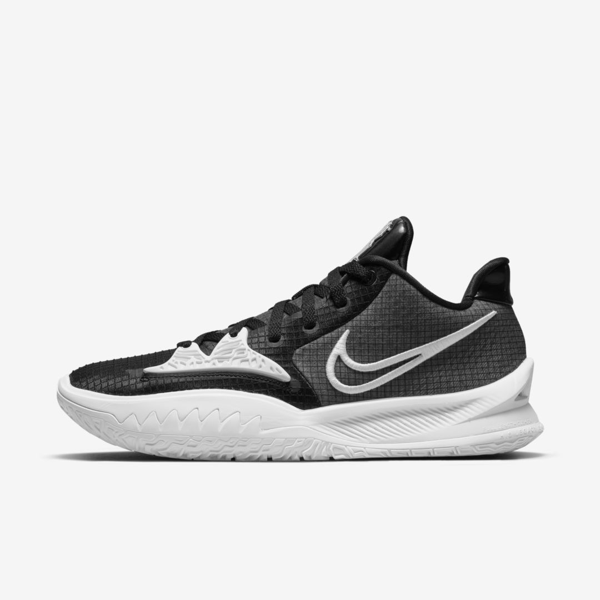 kyrie low white black