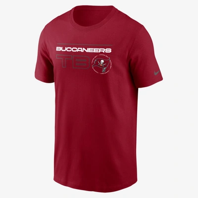 Shop Nike Broadcast Essential Men's T-shirt In Red