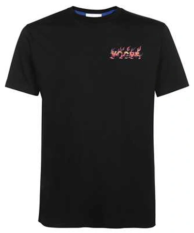 Shop Koché Flame Logo T-shirt In Black