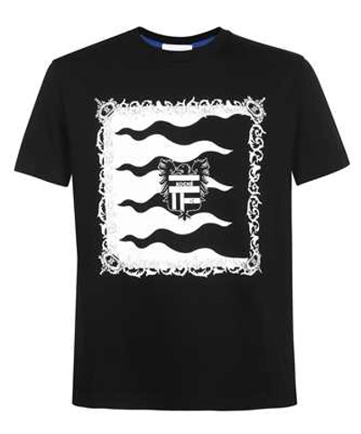 Shop Koché Heraldic Flags Print T-shirt In Black