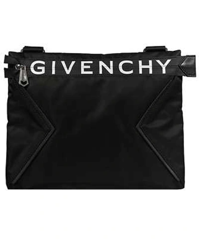 Shop Givenchy Logo-print Crossbody Bag In Black